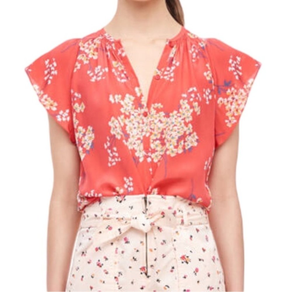 Rebecca Taylor Phylox Floral Top